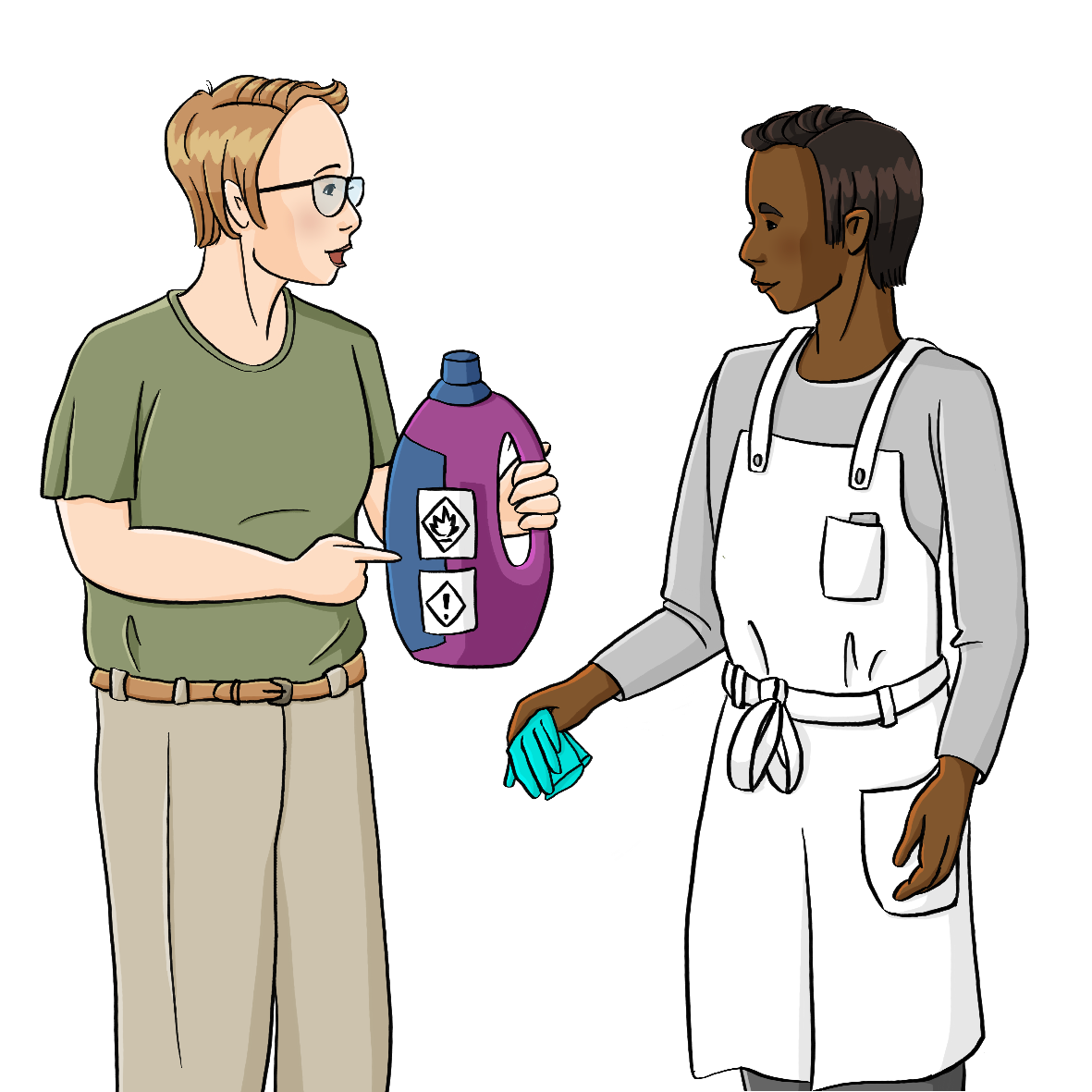 gefahrensymbole handschuhe Reinigungs·mittel Handschuhe – Inga Kramer