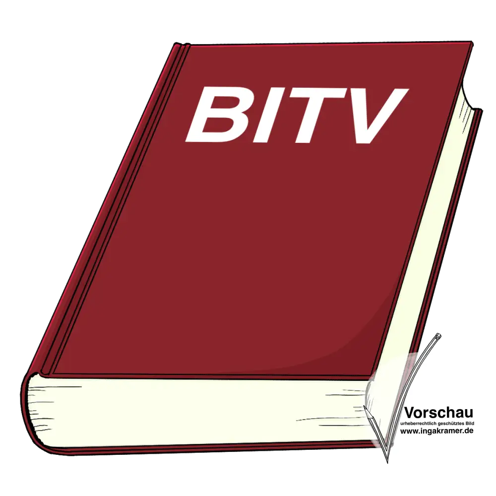 Ein Buch mit der Aufschrift: BITV