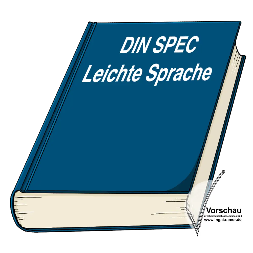 Ein Buch mit der Aufschrift: DinSPEC
