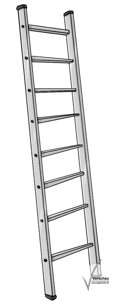 Eine einfache Leiter.