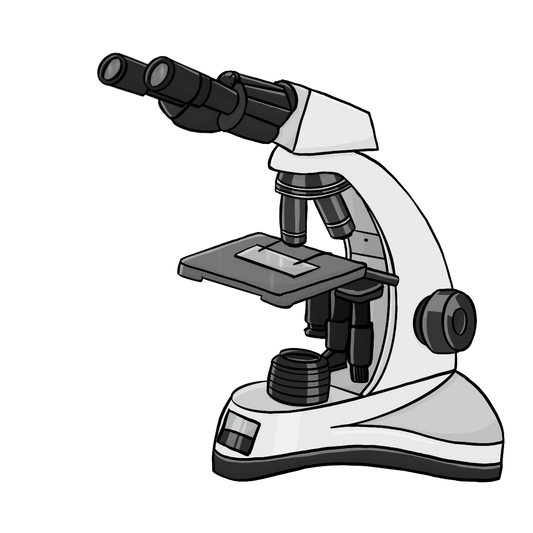 Ein Mikroskop.